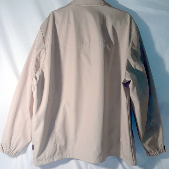 Calvin Klein XL Water Resistant Wind Protection Sport Jacket Light Gray - Picture 3 of 8